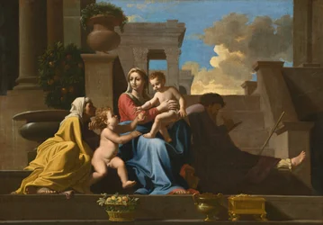 Holy Family on the Steps